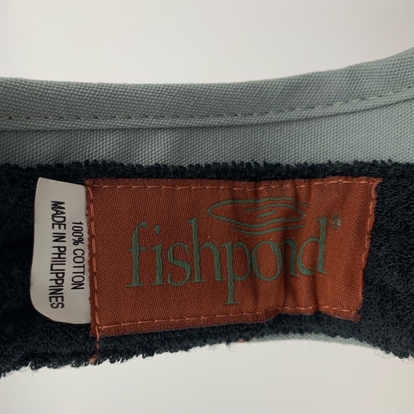 Fishpond Sabalo Lightweight Gray Adjustable Stitched Visor Hat Cap Fishing New - Picture 12 of 12